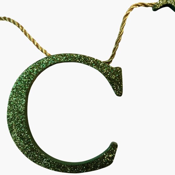 Lucky St Patricks Day Garland 38 In Green Glitter Shamrocks Luck of Irish - Picture 8 of 12